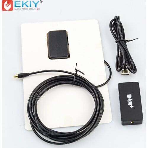 EKIY DAB Car Radio Tuner Receiver USB Stick DAB Box for Android Car DVD Include Antenna USB Dongle Digital Audio Broadcasting
