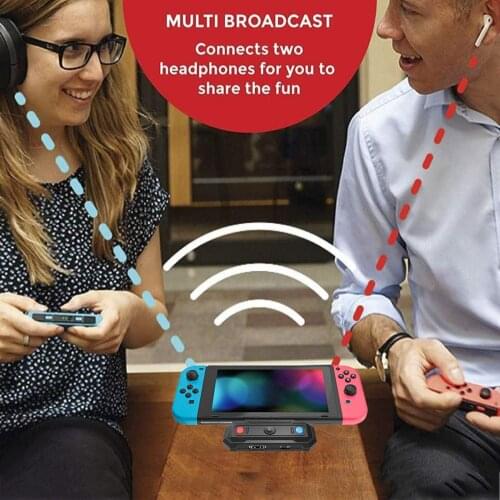 Bluetooth 5.0 USB Type-C Audio Converter TV Base Support Headset Connection Bluetooth Receiver for Nintend Switch/ Switch Lite