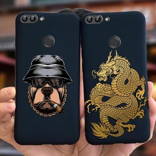 Phone Case For Huawei P Smart Cover FIG-LX1 5.65'' Soft Slim Fundas Cool Fashion Painted Coque For Huawei PSmart P Smart Housing