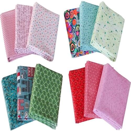 Dailylike 12 Pcs Quilting Fabric Cotton Fabric Sewing Supplies For Patchwork Sewing DIY Crafting Handmade