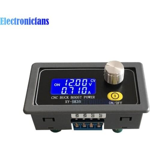 DC-DC 5V 12V 24V Adjustable Automatic Buck Boost Regulated Power Supply Module Solar Charging Constant Voltage Current Module