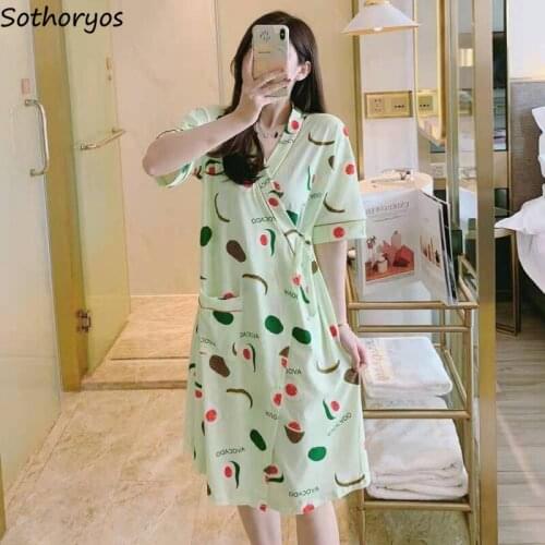 Robes Women Print Soft Trendy Sexy Elegant Baggy Summer Home Wear Kimono Females Sleepwear Lounge Lovely Bathrobe Casua New Chic