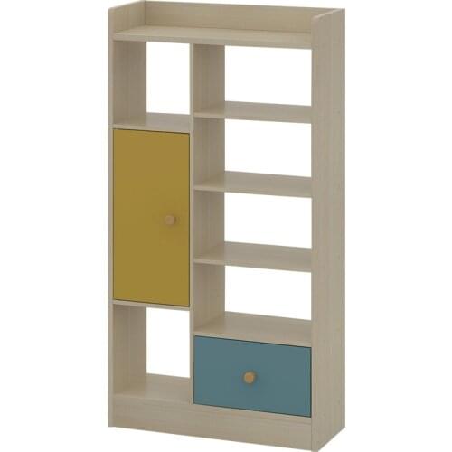 Bookcase bookshelf combination simple and modern floor-to-ceiling rack assembly student creative household rack