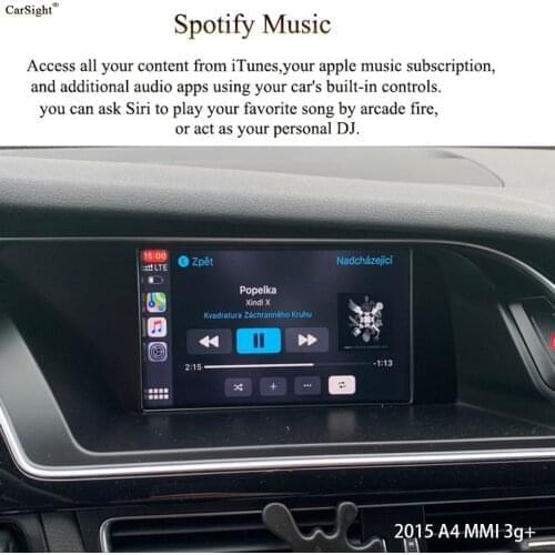 Wireless Apple CarPlay Android Auto Retrofit Kit For Audi Q5 3G / 3G+ MMI System MuLtimedia Interface Car Play Airplay iOS 13