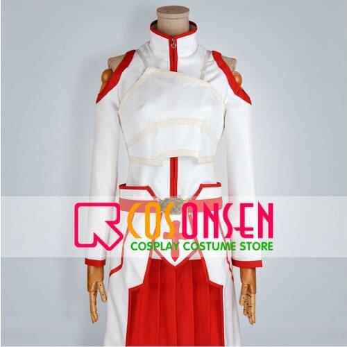 COSPLAYONSEN Sword Art Online SAO Knights of the Blood Asuna Cosplay Costume