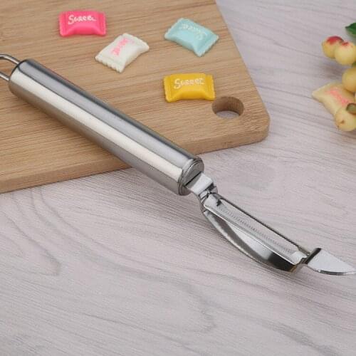Kitchen Gadget Multifunctional Peelers Zesters Stainless Steel Apple Vegetable Peeling Knife Fruit Small Bow Type Planer Zesters