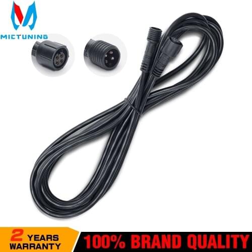 MICTUNING CM 10 FT Extension Cord Cable Wire for 4 and 8 Pods RGB LED Rock Lights with Bluetooth Controller Wire Replacement