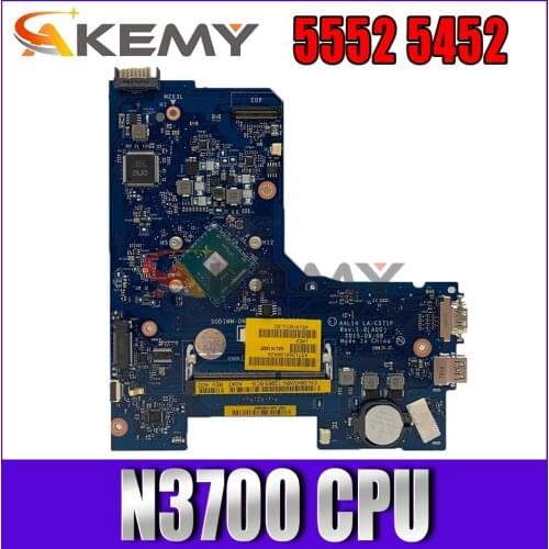 Original brand new CN-0F77J1 0F77J1 F77J1 for DELL Inspiron 5552 5452 LA-C571P laptop motherboard with N3700 CPU DDR3 tested ok