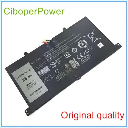 Original for 7WMM7 Battery For 11 Pro Keyboard Dock D1R74 28Wh