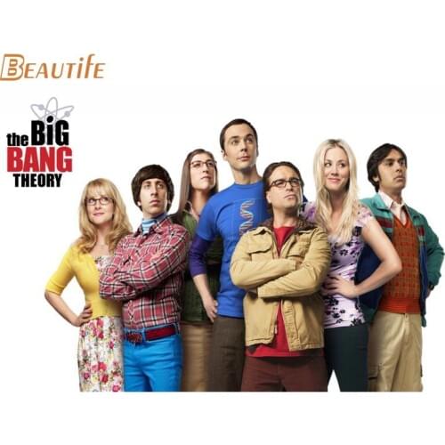 Custom The big bang theory Canvas Poster Home Decor cloth poster DIY cloth poster Home Decor poster 40x60cm 50x75cm 60x90cm