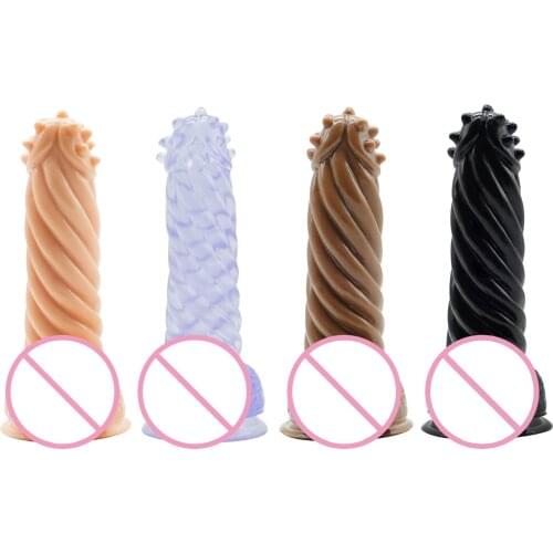 Skin Feeling Realistic Dildo Soft Material Big Penis with Suction Cup Sex Toys for Women Erotic Strapon Female Masturbator