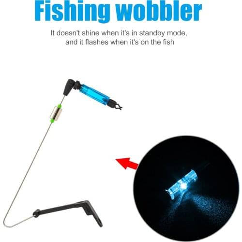 Fishing Bite Alarm Chain Hanger Wobbler LED Indicator Alert Bite Night Fishing Tackle Accessories