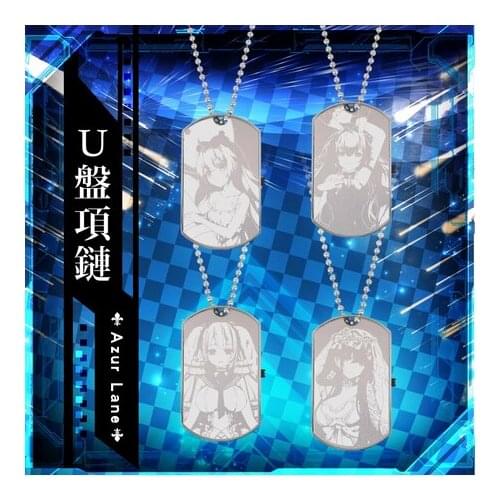 Anime Game Azur Lane Formidable IJN Azuma Portable 64G USB Flash Drive Disk Device Necklace Pendant Chain Decor Cosplay Gift