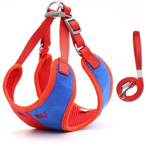 Adjustable Breathable Pet Harnesses Fashion Dog Harness Vest for Cat Medium and Small Dogs Chest Back Leash Pet Accessories