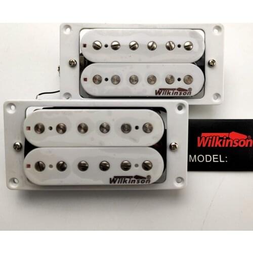 Made in KoreaNEW Wilkinson WHH(N+B) White Humbucker Pickup Set WHH(N+B) WVSM Guitar Pickup