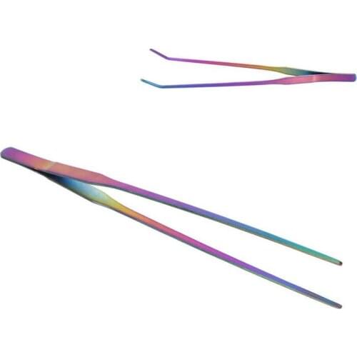 Window Cleaning Tool House Cleaning Tools 27cm Aquarium Tweezers Stainless Steel Fish Tank Long Tweezers Planted Tongs Feeding