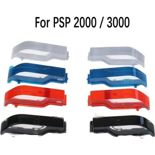 JCD White/ Blue/ Red/ Black Color L R Trigger Button Replacement For PSP2000 PSP3000 Left Right LR Button For PSP 2000 3000