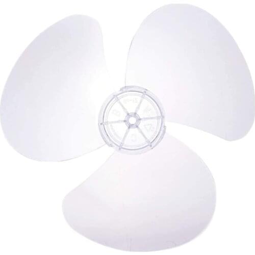 3 Leaves Clear Plastic Fan Blade Replacement for 12 Inch Pedestal Fan Stand Fan Table Fan Accessories
