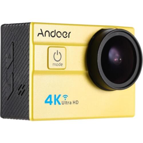 Andoer 2.0" LCD Ultra HD WiFi Sports Camera 4X Zoom Wide-Lens Waterproof Action Camera Car DVR DV Cam Bicycle Outdoor Activity