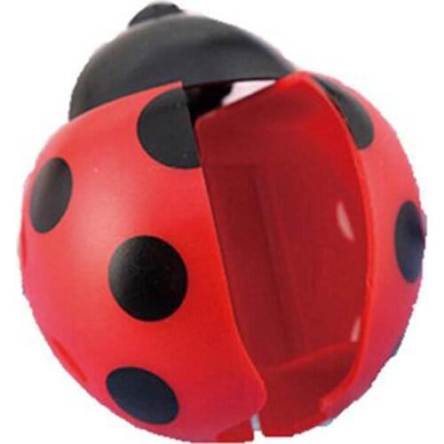 Toothbrush Rack Lovely Ladybug Home Bathroom Suction Cup Wall Mounted Toothbrush Holder Rack