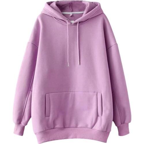 Soft firm hoods Hoodies women Batwing long sleeves Plus size sweatshirts Autumn sweaters Pure fashion tops