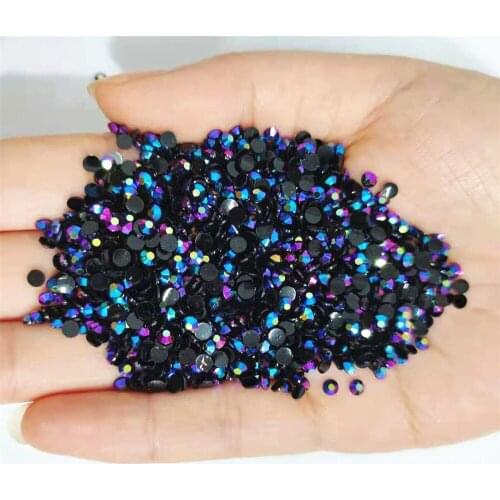 Jelly Fuchsia AB Color 2mm,3mm,4mm,5mm,6mm Facets Swarovsky FlatBack Resin Rhinestone Nail Art Garment Decoration Stones/Beads