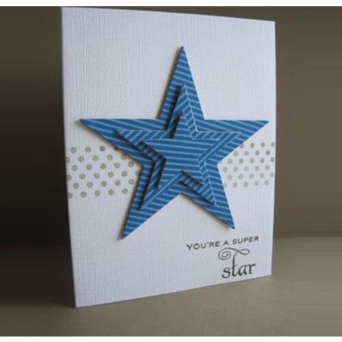 Stars Frames Metal Steel Cutting Dies for DIY Scrapbook Album Embossing Paper Craft Stencil Stamp Dies Creative