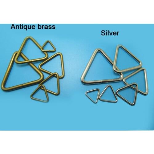 2pcs Triangular Loop Open Bag Rings Metal Buckles Hardware for Webbing 16mm 20mm 25mm 32mm 38mm 50mm