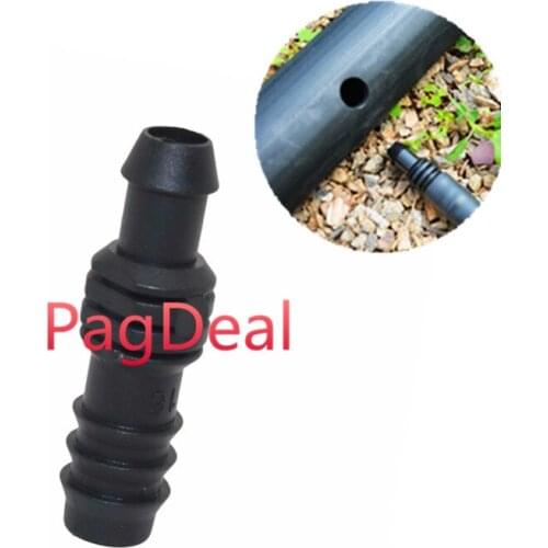 20pcs 16mm to 12mm Quick Connectors Barbed Straight Connector Garden Irrigation Systems Plumbing Interface
