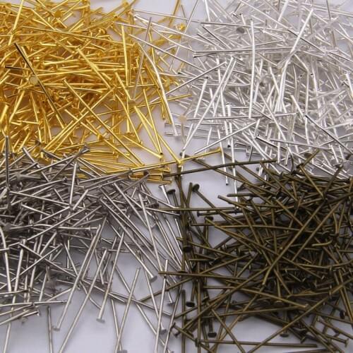 500g Wholesale 18-40mm T-Shaped Pins Head Pins Findings Connectors for Jewelry Making