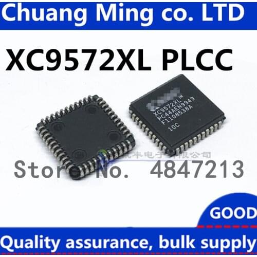 Free Shipping 50pcs/lots XC9572XL-15PCG44C XC9572XL-10PCG44C XC9572XL XL9572 PLCC-44 IC In stock