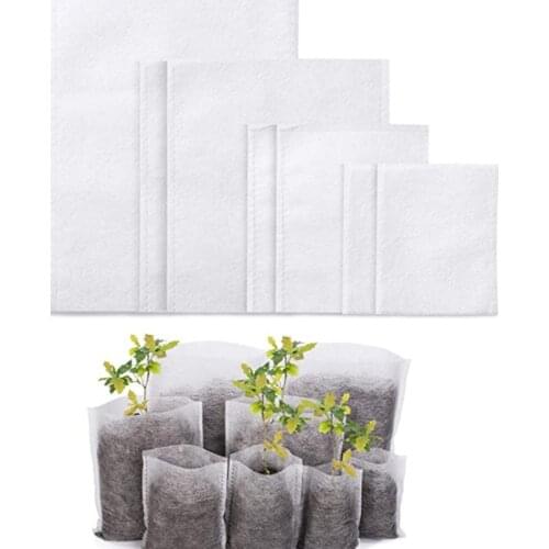 Biodegradable Nonwoven Fabric Nursery Bags Plant Grow Bags Garden Growing Planting Seedling Pots Eco-Friendly Ventilate Bag