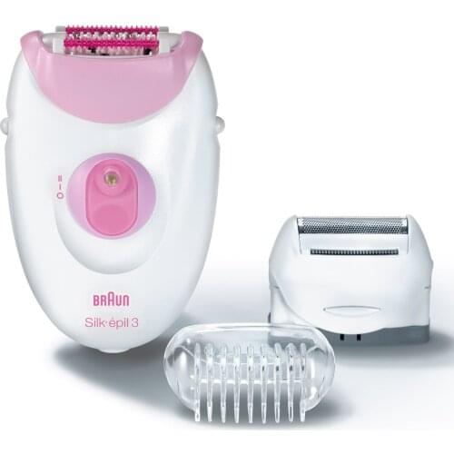 Braun Silk-épil 3 3270 Portable Electric Epilator Woman Epilator Female Epilator Painless Remover Hair Removal