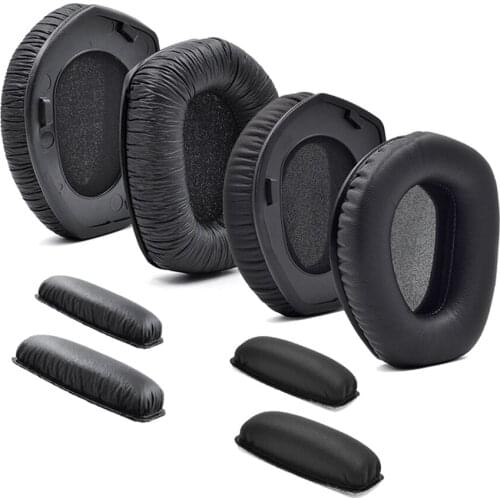 Defean Replacement HDR165 HDR175 Repair Parts Suit Ear pads headband for Sennheiser RS165,RS175 RF Wireless Headphone