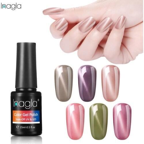 Inagla Magnet Jade Cat Eye 15ml Gel Polish Gel For Nails Soak off UV LED Nail Polish Vernis Ongle Gel Varnishes Long Lasting