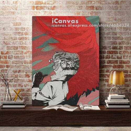 Hawks Keigo Takami My Hero Academia BNHA Anime Decoration Prints Home Decor Canvas Living Room Bedroom Painting Wall Art Poster