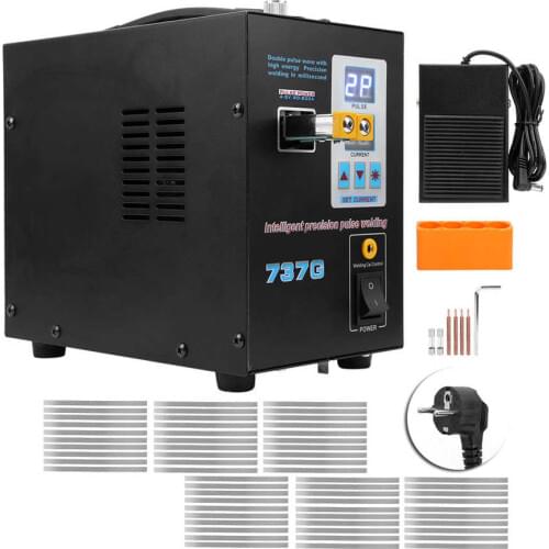 Pulse Spot Welder Dual Welding Modes Solder Welding Machine Electronic Tools SUNKKO737G US Plug AC110V