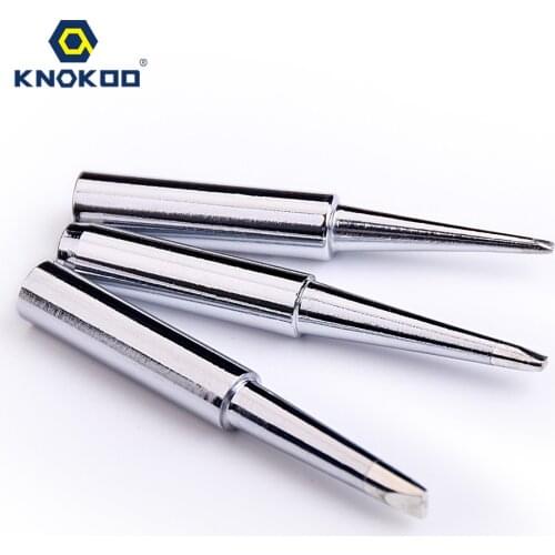 KNOKOO 10pcs/pack Lead free replacement soldering iron tip T18-DL2 T18-DL12 T18-DL32 for FX888/FX888D/FX600 soldering station
