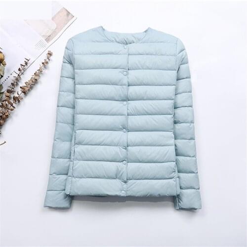 Autumn Winter Slim Plus Size Women Short Duck Down Jacket Ultra Light Short Coat Vintage Thin Puffer Outerwear Ladies 4XL H1524