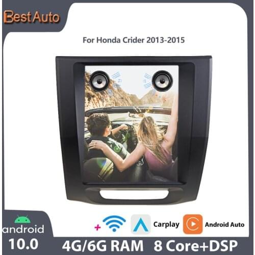 Best Auto Android 10.0 Audio For Cars Player 9“ Inches GPS Navigation Vertical Car Radio For Honda Crider 2013-2015