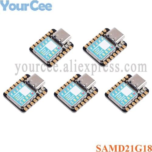 5pcs SAMD21G18 Nano Seeeduino XIAO Development Board Module USB Type-C Cortex M0 32 Bit Microcontroller IIC UART SPI for Arduino
