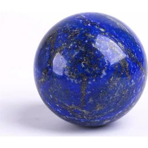 Natural lapis lazuli sphere quartz minerals healing crystals ball fine feng shui home decoration
