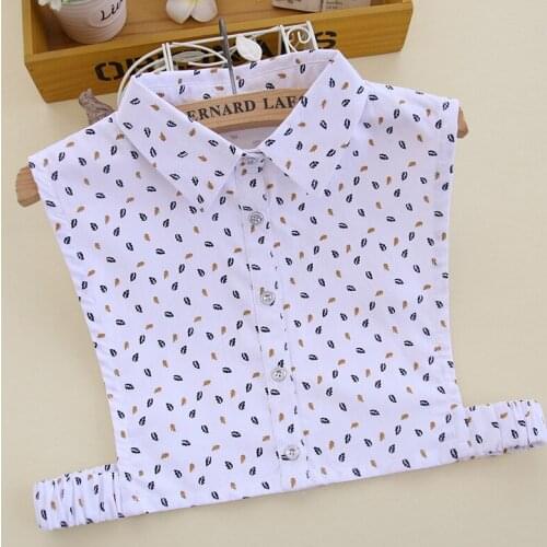 New 2021 Fashion Women Fake Collar Dress Half Shirt Vest Detachable False Collar Lapel Female Shirt Sweater Necklace Accessories