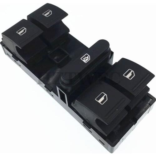 Free Shipping 1Z0959858B 1Z0 959 858A Window Control Switch For Skoda Octavia II Superb For Yeti 1Z0 959 858B