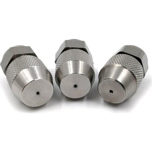 High Quality 304 SS Water Misting Nozzle for Fog Cannon, Low Pressure Water Atomizing Fog Spray Nozzle for Fog Cannon