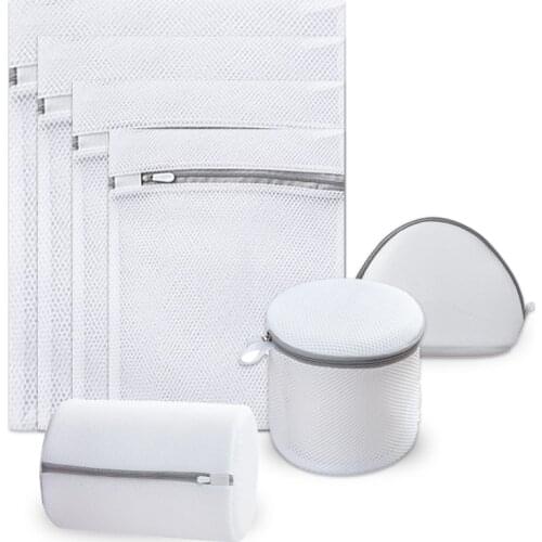 Mesh Laundry Bags for Delicates with Premium Zipper,Household Washing Machine Bag For Laundry Underwear Dirty Clothes Organizer