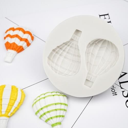 Hot-air Balloon Silicone Mold Fondant Cake Decor Tools Silicone Molds Sugarcrafts Chocolate Baking Tools For Cakes Gumpaste Form