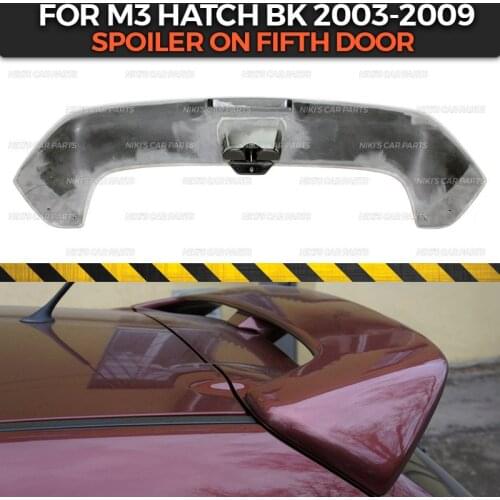 Spoiler case for Mazda 3 HB BK 2003-2009 ABS plastic classic style aero wing dynamic molding decoration car styling