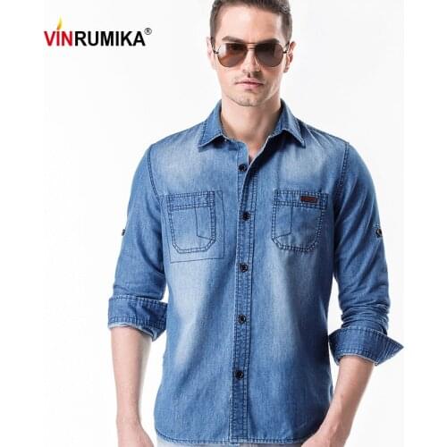 VINRUMIKA Men's Dress Shirts