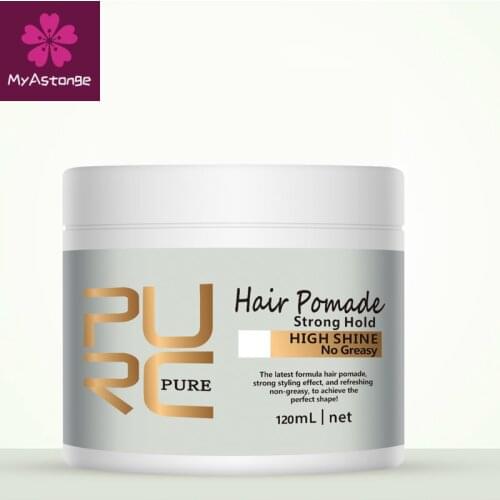 New arrival PURC Hair Pomade Strong style restoring Pomade Hair wax hair oil wax mud For Hair Styling 120ml